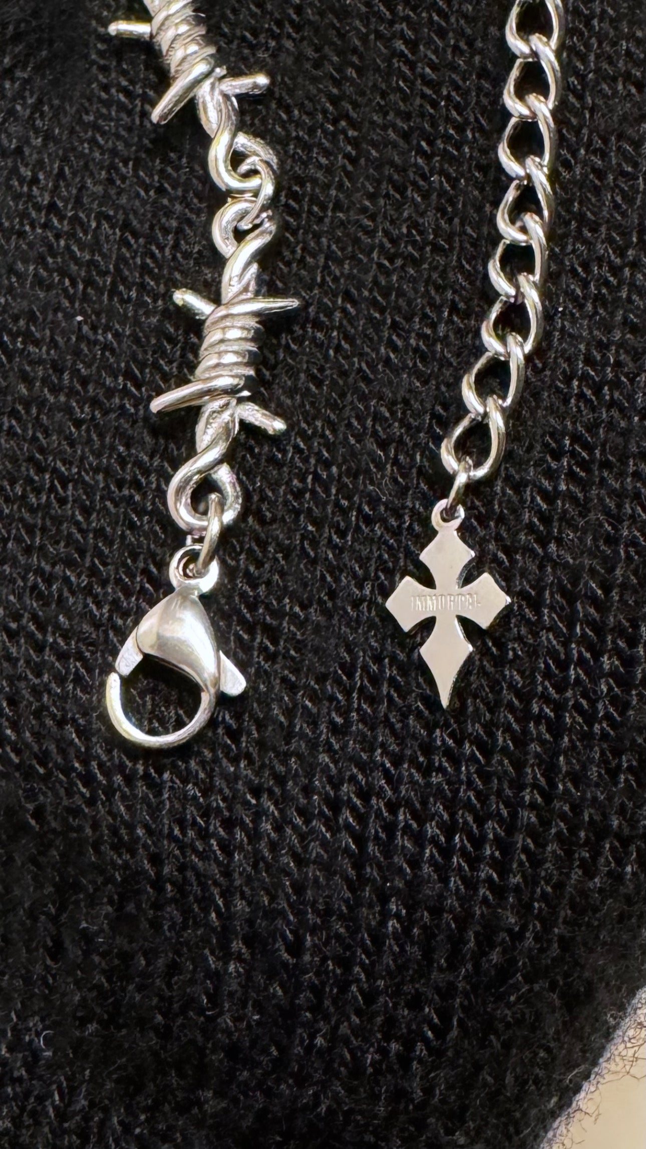 Mini Barbed Wire Necklace