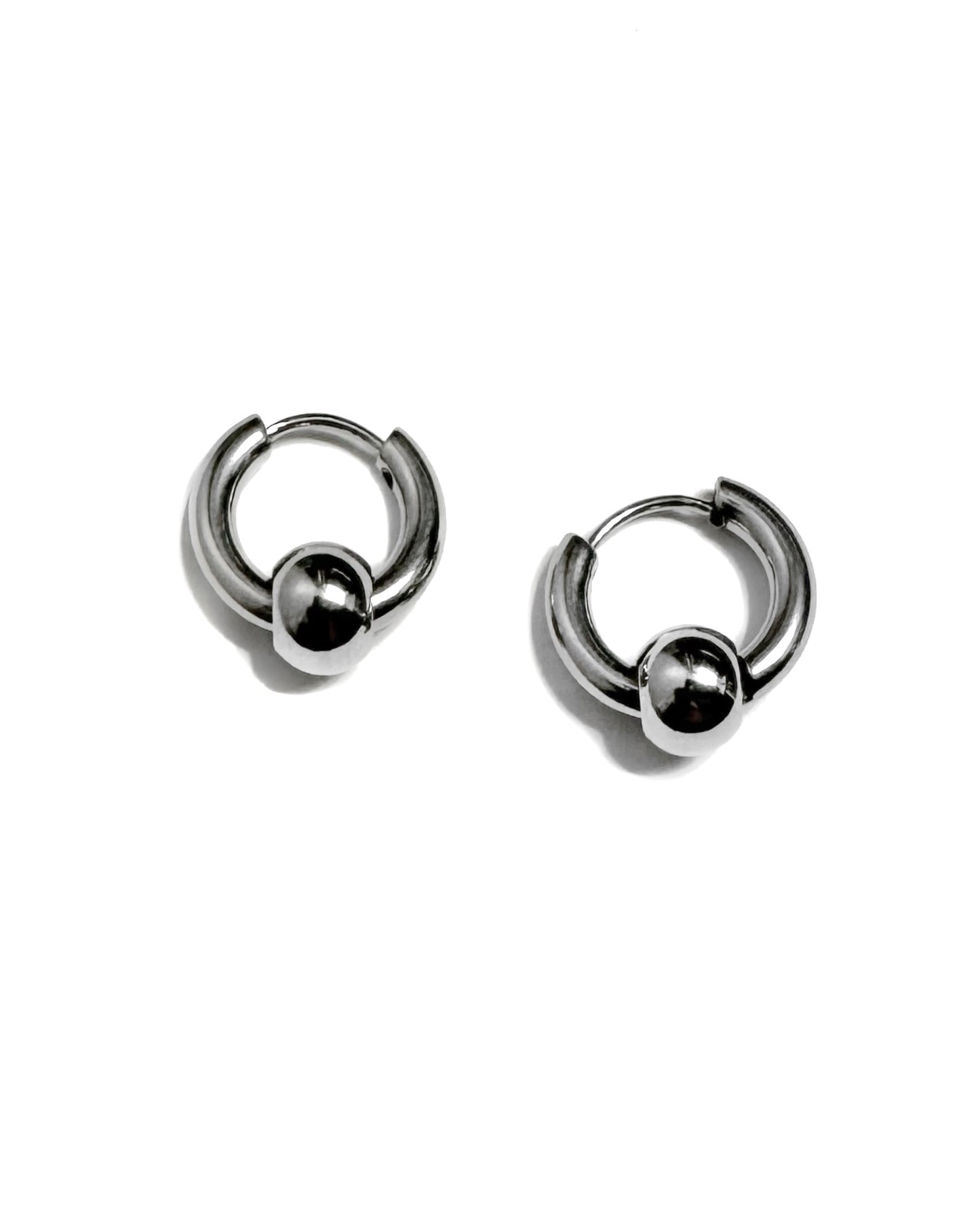 Captive Bead Hoop Earrings