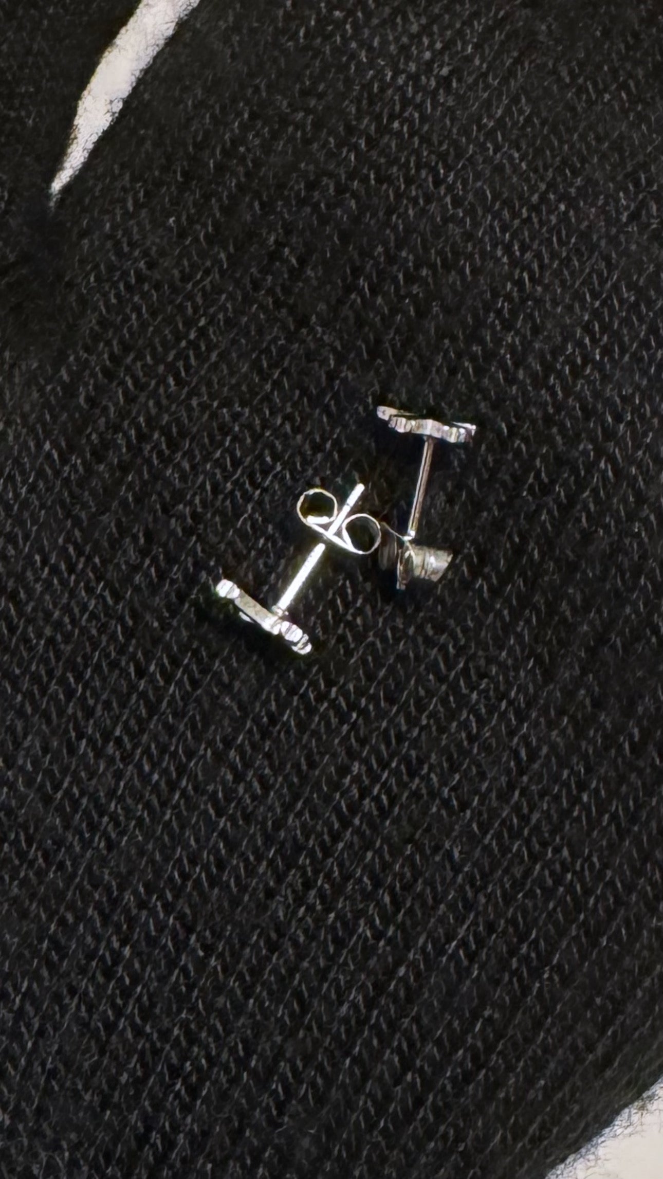 Goth Cross Stud Earrings